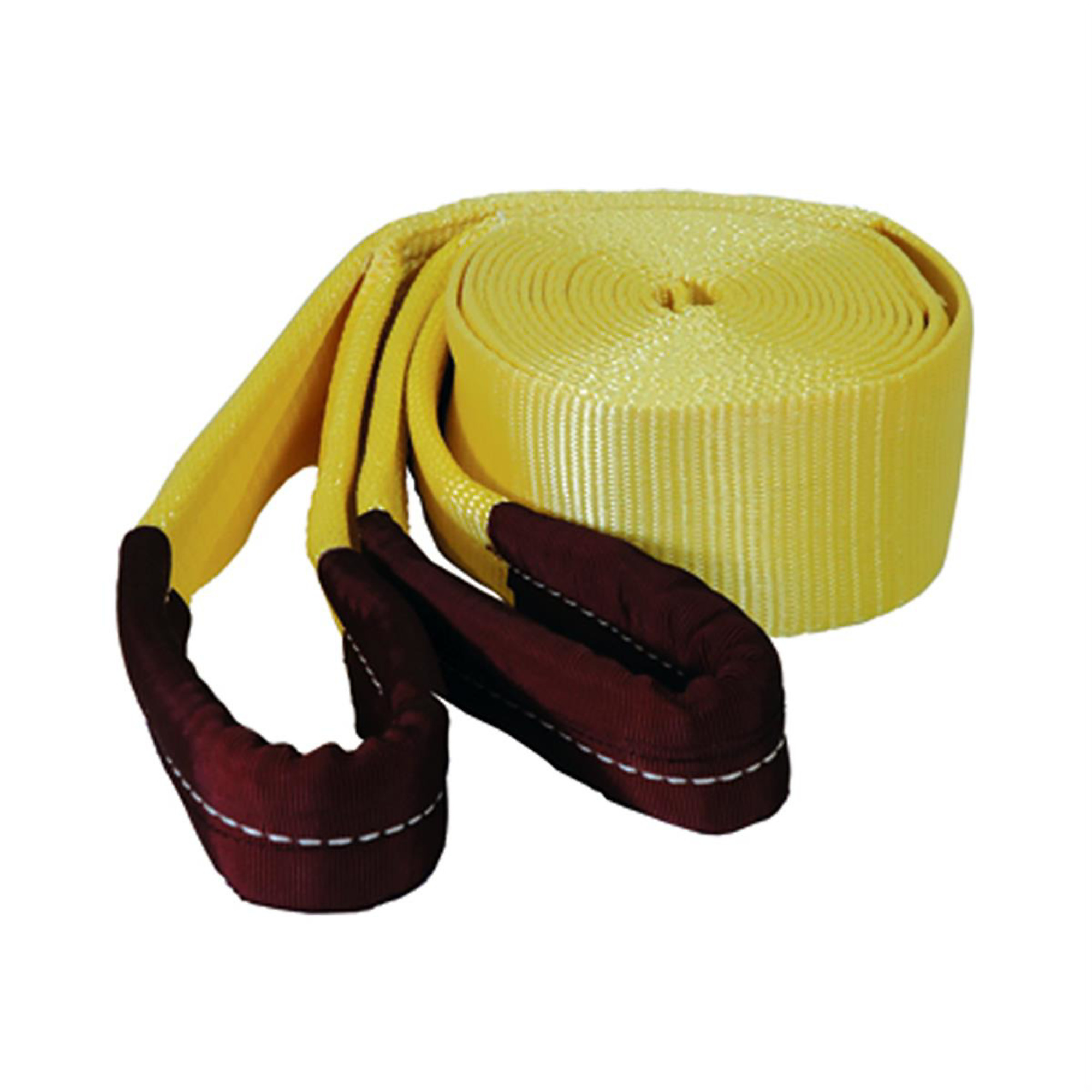 K-Tool International Tow Strap with Looped Ends — 3in. x 20ft., 22,500-Lb. Capacity, Heavy-Duty Nylon Web Construction, Model# KTI73811